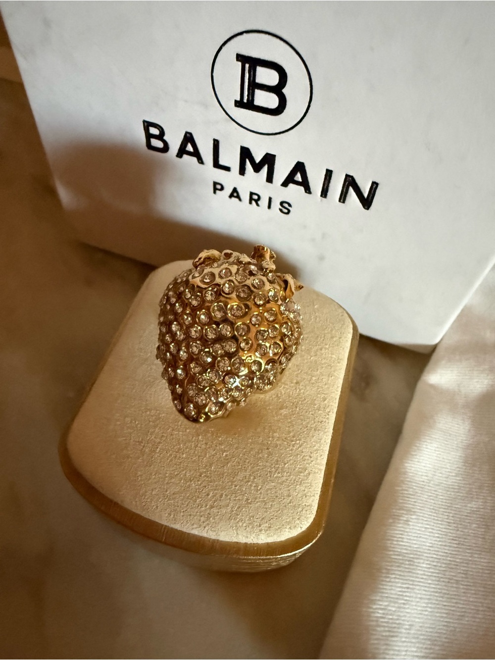 Balmain Strawberry Ring 🍓 Size Small